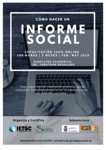 Cartel Informe Social Cantabria